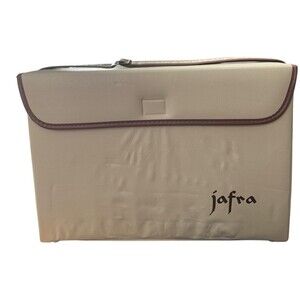 Jafra Professional Vinyl Carrying Case Nail Skin Care Products 17 x 6 x 12"